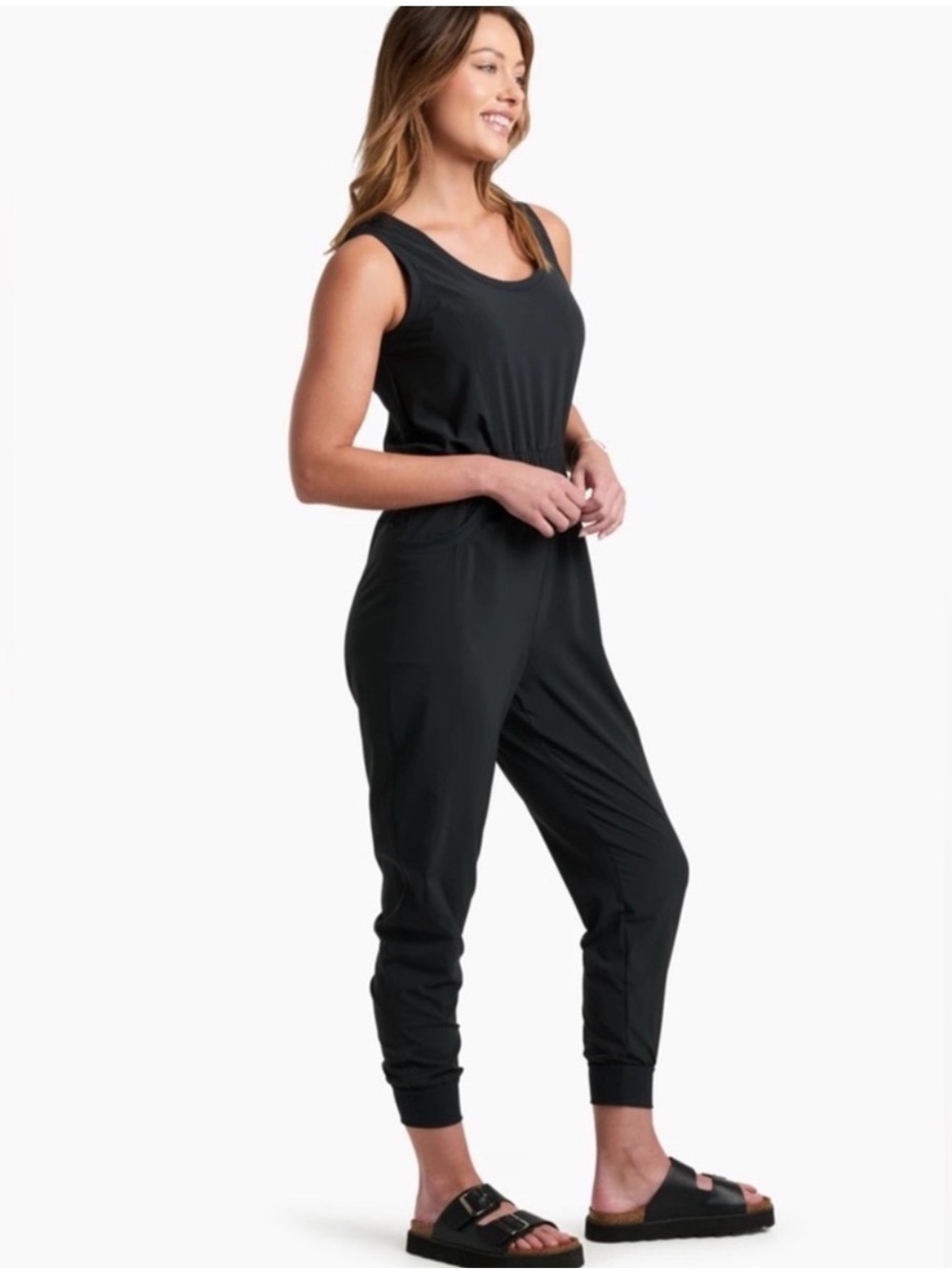 Albion Fit Bamboo Sleeveless Jumpsuit